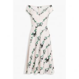 Fil coupe organza dress