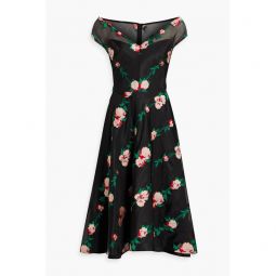 Fil coupe organza dress
