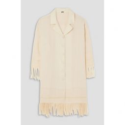 Siwa fringed gauze shirt