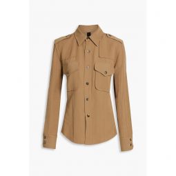 Lacy gabardine shirt