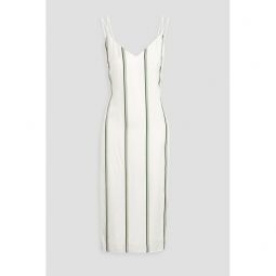 Aita striped satin dress