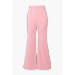 Free To French cotton-terry flared pants