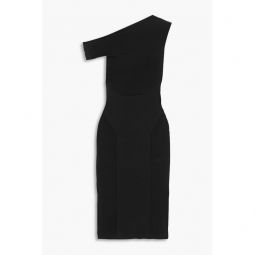 MyBody one-shoulder stretch-knit midi dress