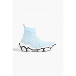 Glam Run mesh high-top sneakers