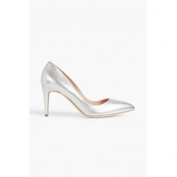 Nada metallic leather pumps