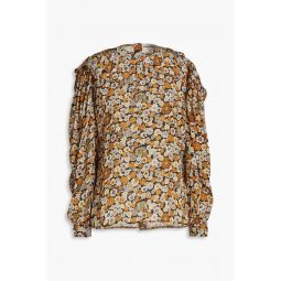 Colline floral-print crepe de chine blouse