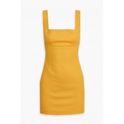 Wool-blend mini dress