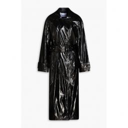 Katharina glossed trench coat