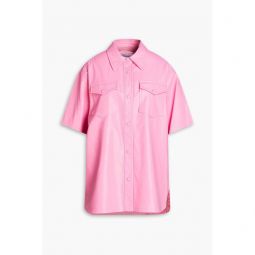 Norea oversized satin shirt