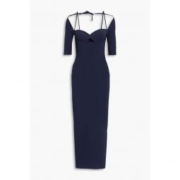 Mareen cutout ribbed-knit maxi dress