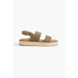 Naya suede espadrille slingback sandals