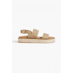 Naya suede espadrille slingback sandals
