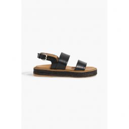 Naya leather espadrille slingback sandals
