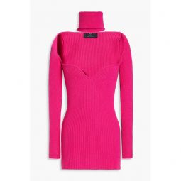 Amandine convertible ribbed cashmere sweater