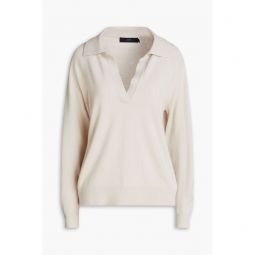 Gladiolus cashmere polo sweater