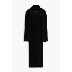 Coco ribbed cashmere midi dress