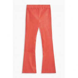 Lori kick-flare leather pants