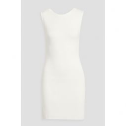 Barca cutout cotton-jersey mini dress