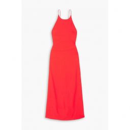 Crepe maxi dress