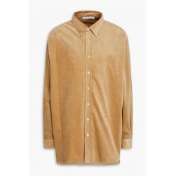 Cotton-blend corduroy shirt