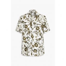 Grayson floral-print cotton shirt