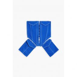 Strapless cropped denim top