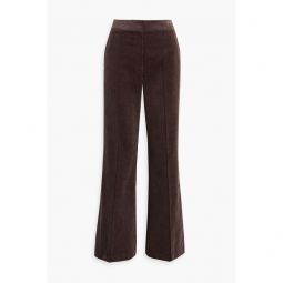 Felicity cotton-corduroy flared pants