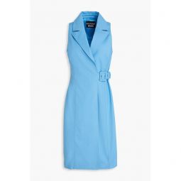Cotton-blend mini dress