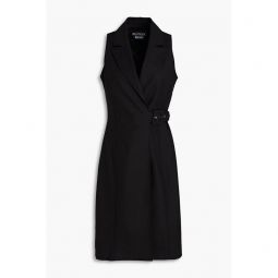 Cotton-blend mini dress