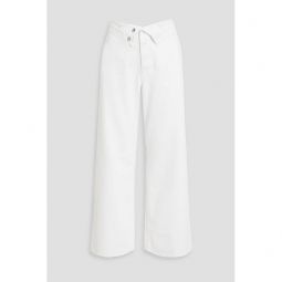 Madison high-rise wide-leg jeans