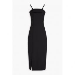 Convertible jersey midi dress