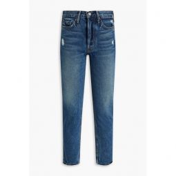 Karolina Petite high-rise slim-leg jeans