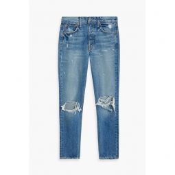 Karolina distressed high-rise skinny jeans