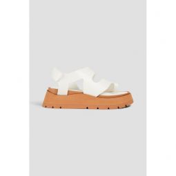 Kate leather platform slingback sandals