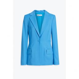 Wool and mohair-blend blazer