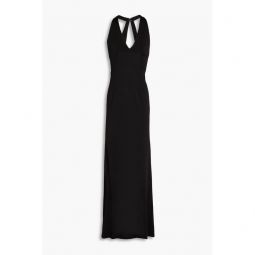 High Seas cutout stretch-jersey halterneck maxi dress
