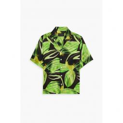 Printed silk shirt