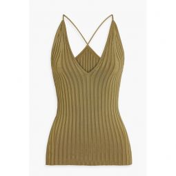 Rhea ribbed-knit camisole