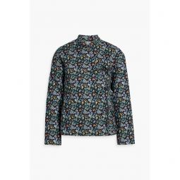 Rhae quilted floral-print cotton jacket