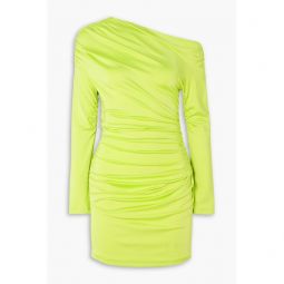 Freya ruched satin-jersey mini dress