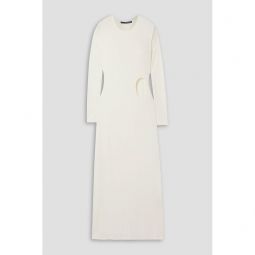 Cutout jersey maxi dress