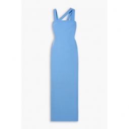 River stretch-crepe gown
