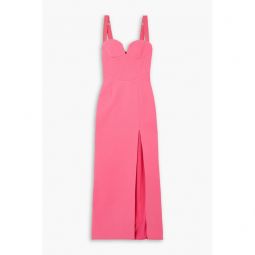 Crepe maxi dress