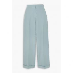 Nico pleated cotton wide-leg pants