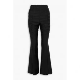 + Ester Manas ruched stretch-knit flared pants