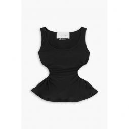 + Ester Manas ruffled stretch-jersey top