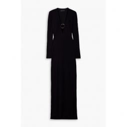 Helios embellished stretch-jersey maxi dress