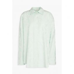 Cotton-blend jacquard shirt