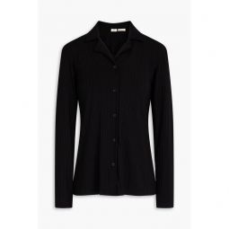 Ribbed Lyocell-blend jersey shirt