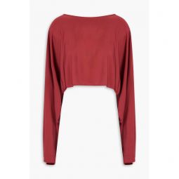 Movere cropped stretch-jersey top
